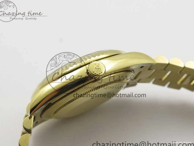 0116 Day-Date 40mm 228239 BP New Dial Version 904 YG Silver Roman Markers Dial on SS President Bracelet A Popular 2806